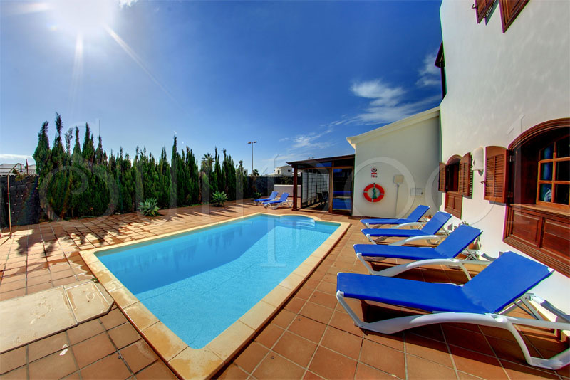 location villa lanzarote avec piscine privée